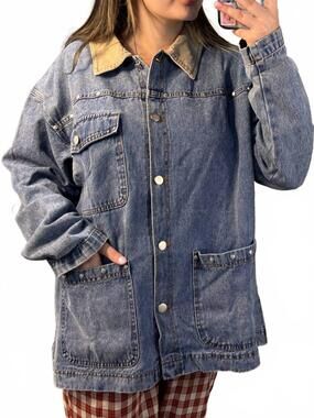 NEW SUNDAY EDITION blake stud jacket in denim